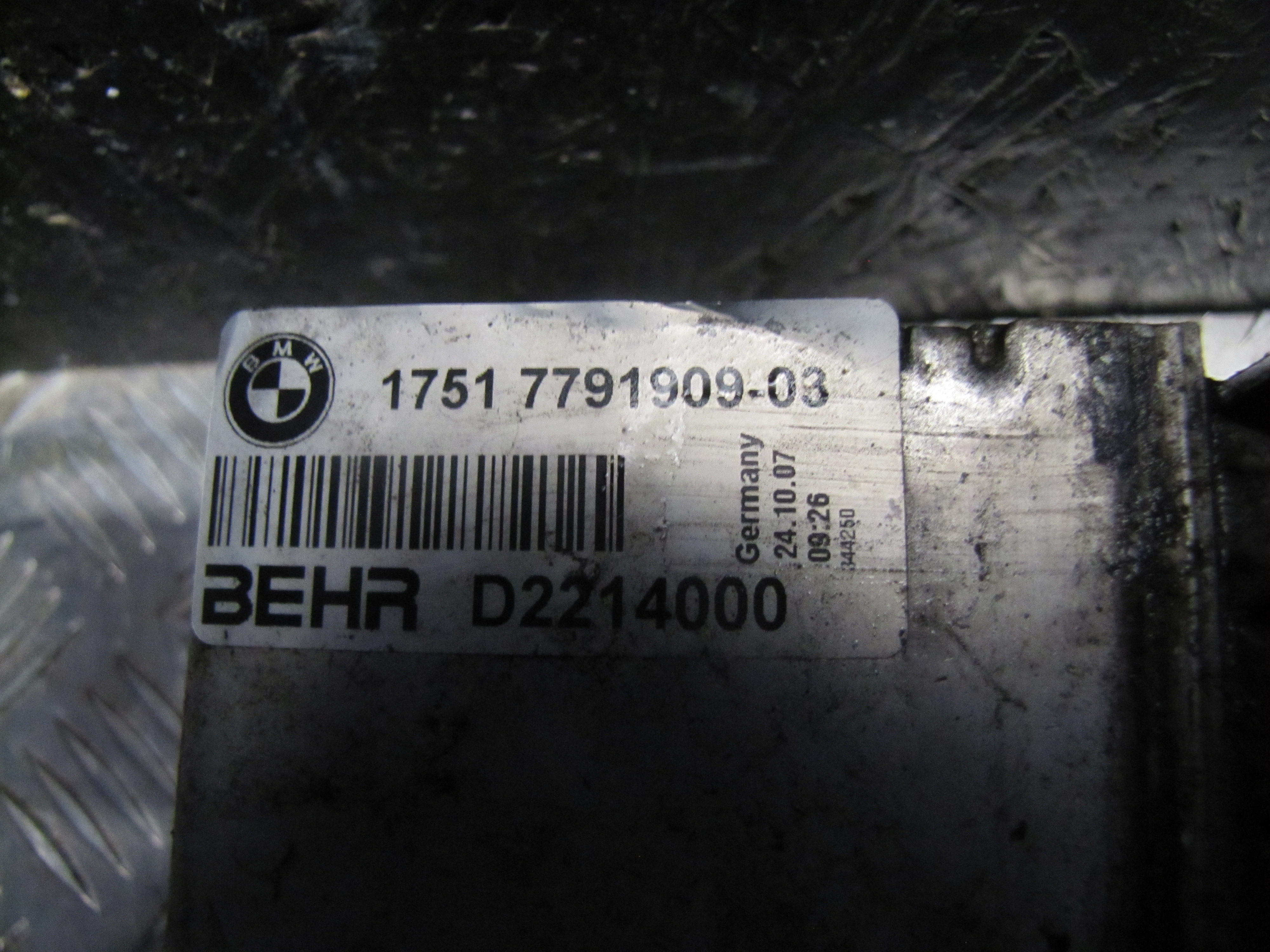 BMW 7 Series E65/E66 (2001-2008) Interkūlerio radiatorius 779190903 23446099