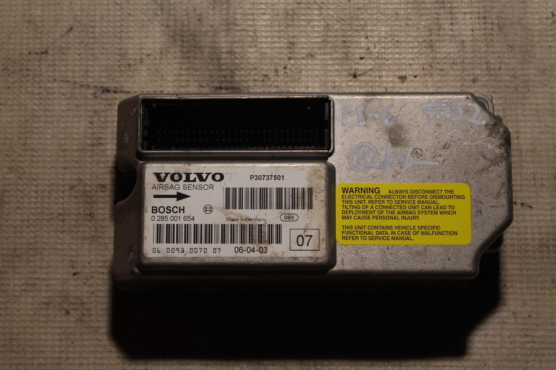 VOLVO XC90 1 generation (2002-2014) SRS vezérlőegység P30737501 23481046