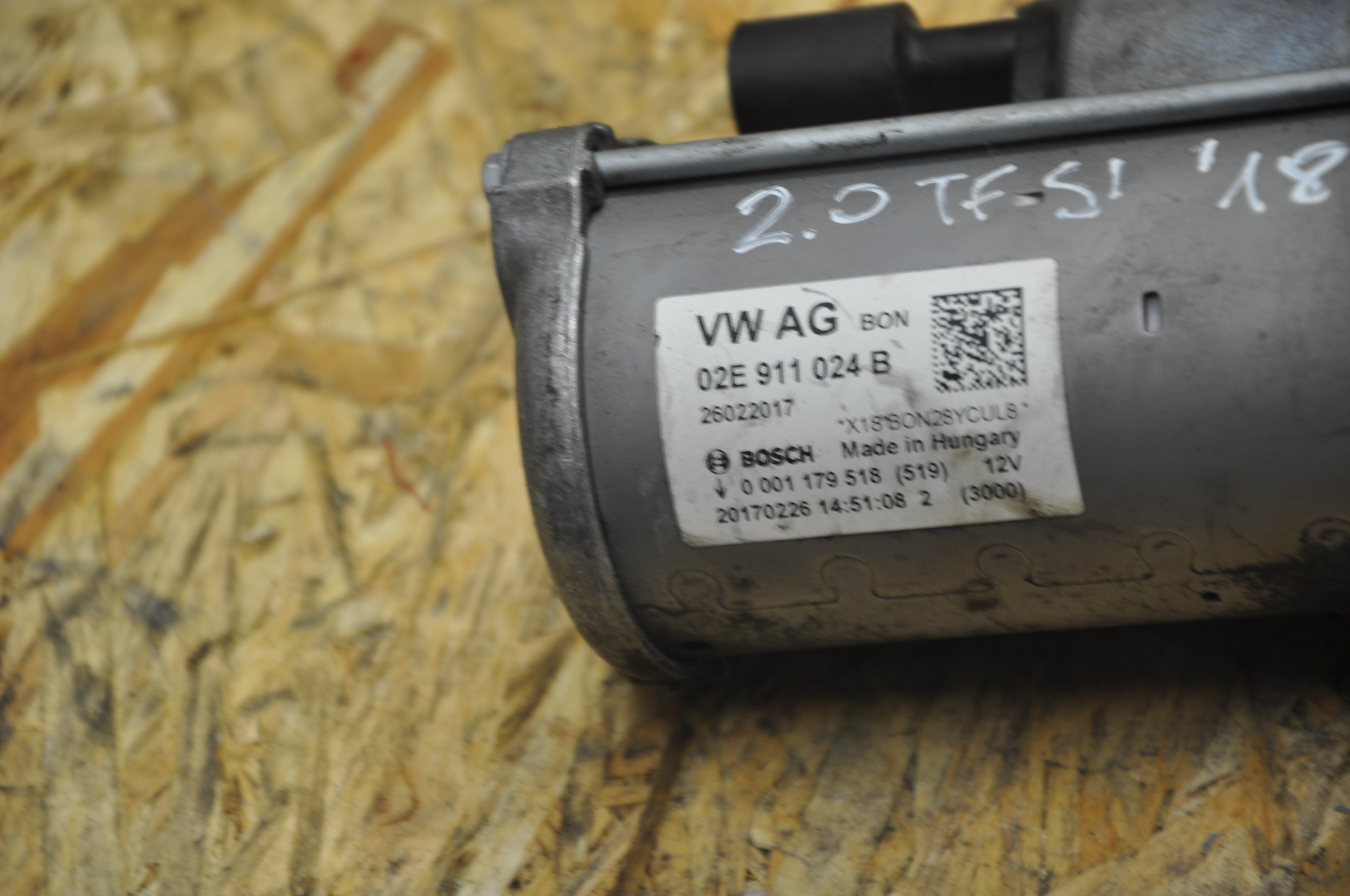 AUDI Q3 8U (2011-2020) Starter Motor 02E911024B, 001179518 23436355