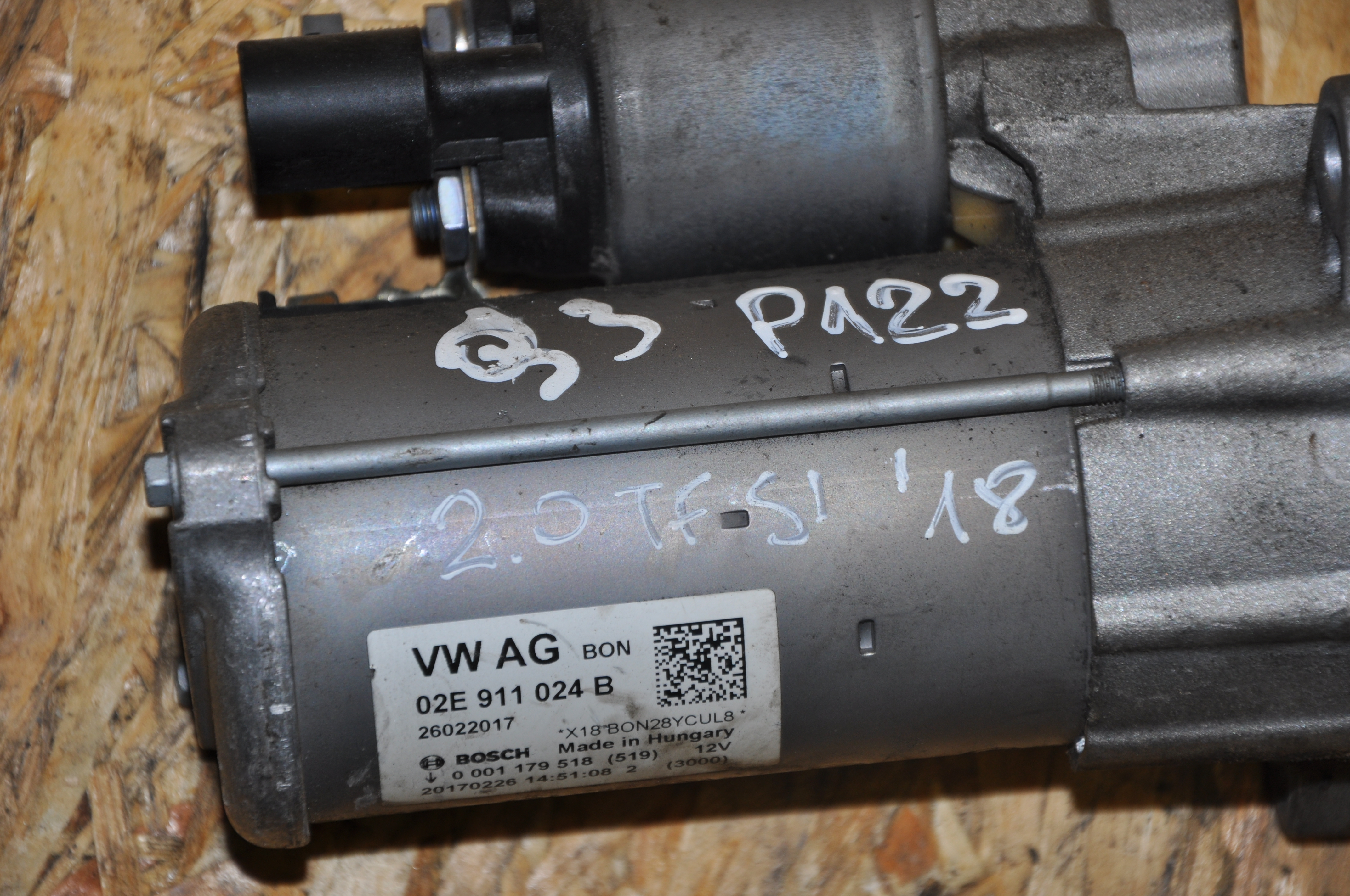 AUDI Q3 8U (2011-2020) Starter Motor 02E911024B, 001179518 23436355