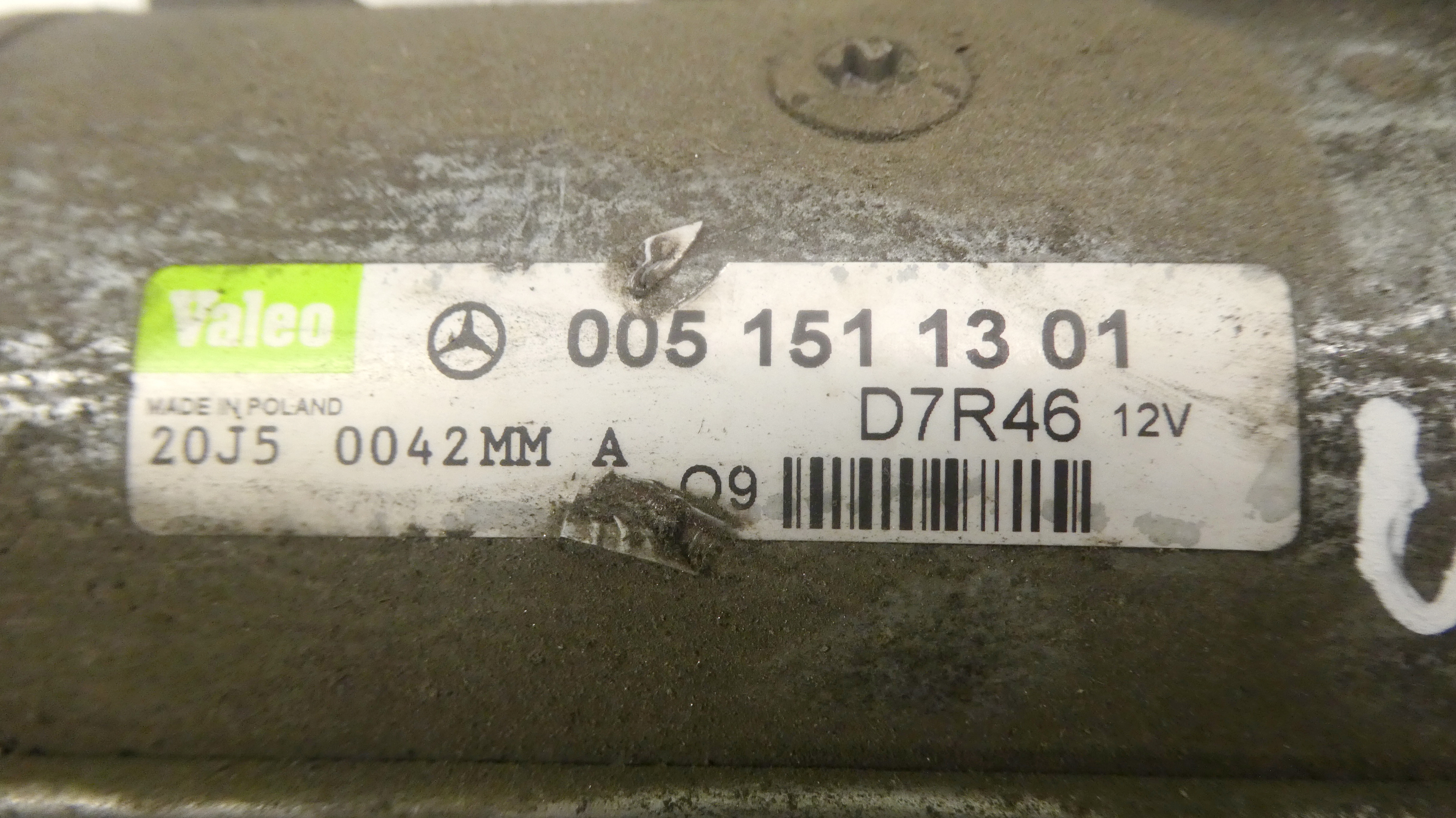 MERCEDES-BENZ C-Class W204/S204/C204 (2004-2015) Starteris 0051511301 23490373