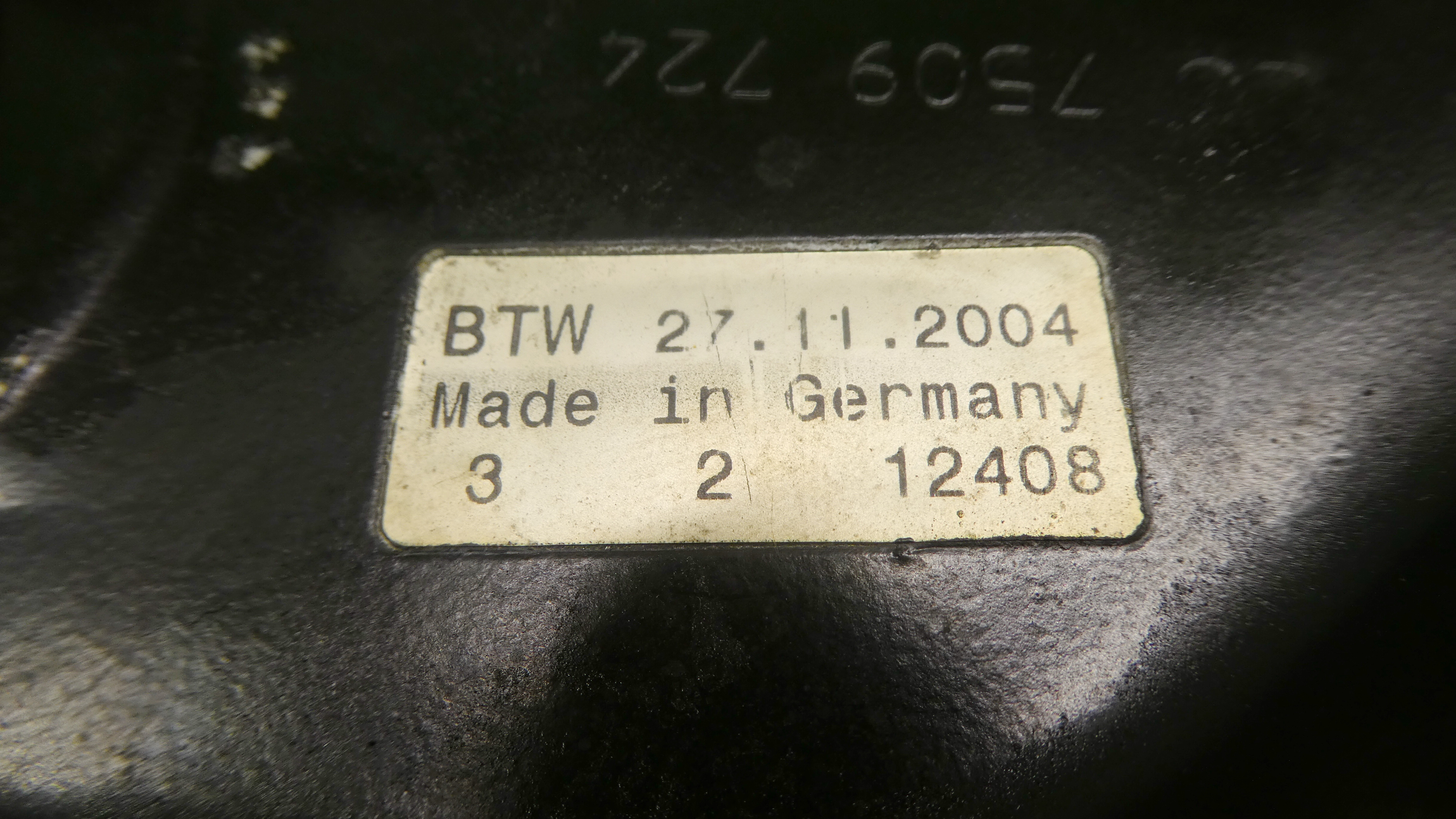 BMW 7 Series E65/E66 (2001-2008) Karteris LU7509724 23490647