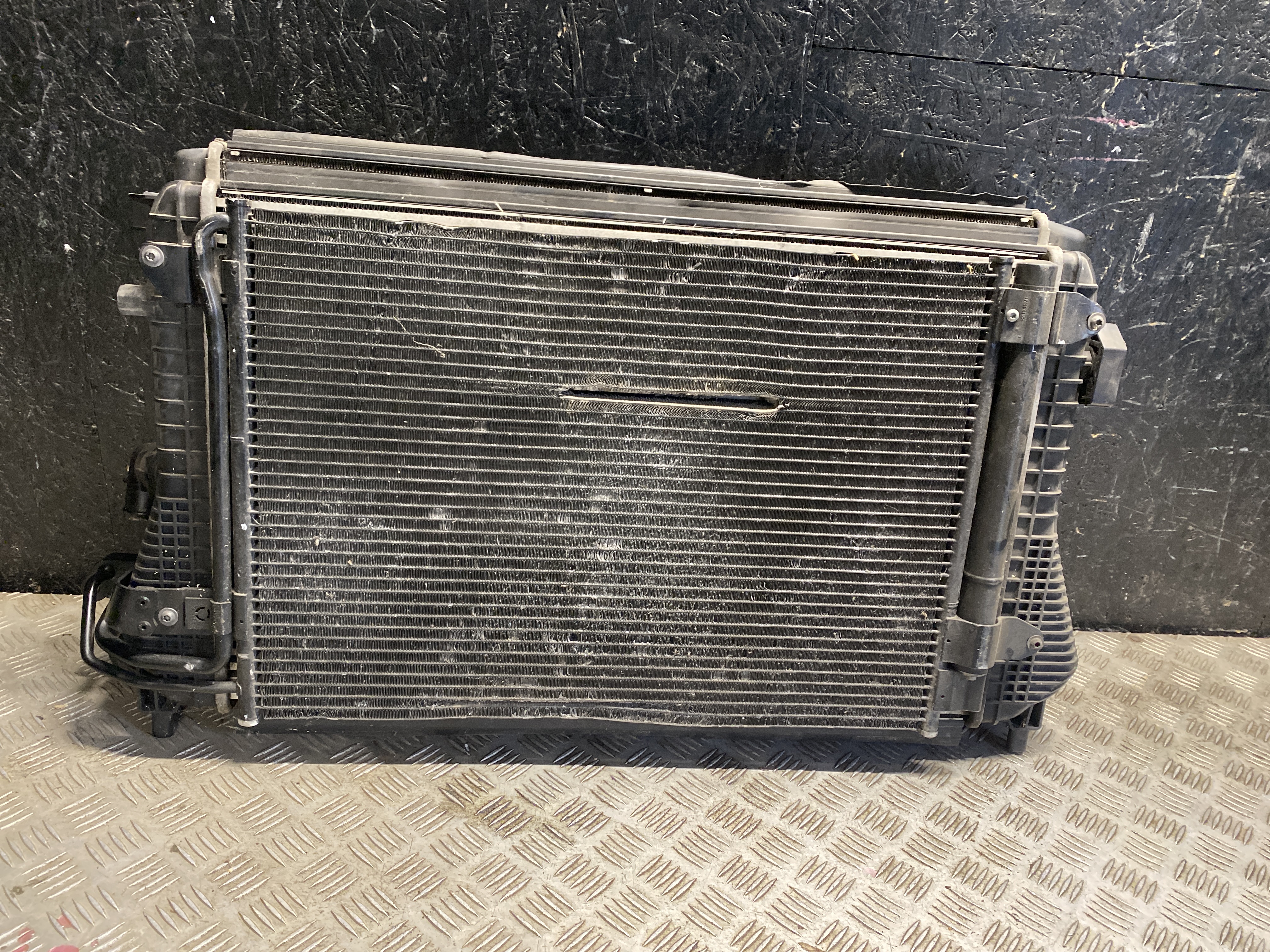 VOLKSWAGEN Touran 1 generation (2003-2015) Air Con Radiator 1K0959455FB, 1K0121251DD, 1K0145803AS 23488580