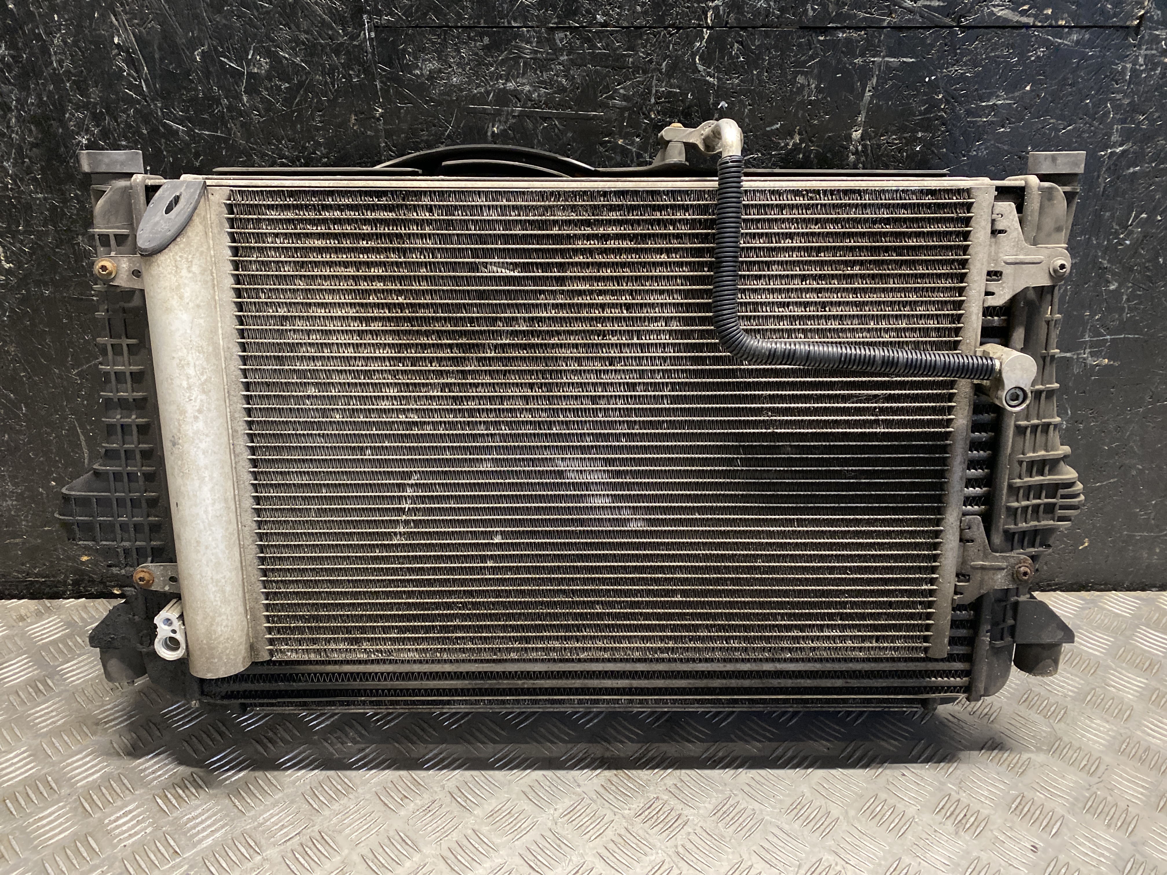 SEAT Alhambra 1 generation (1996-2010) Air Con Radiator 7M3820411E, 7M3121253F, 7M3121203 23463893