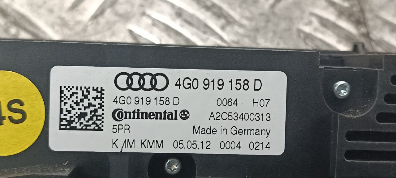 AUDI A6 C7/4G (2010-2020) Išmetamų dujų temperatūros daviklis 4G0919158D 23471484