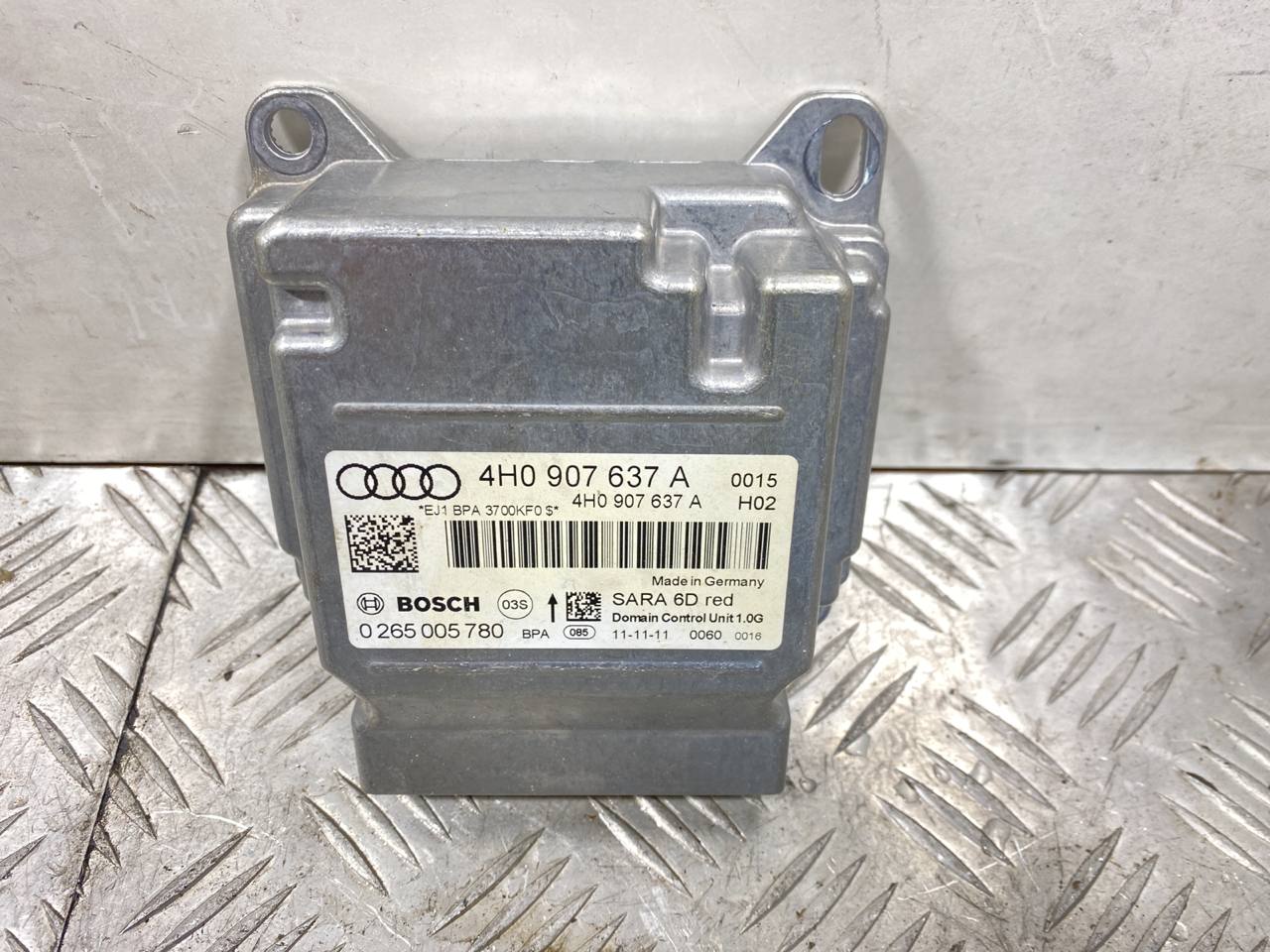 AUDI A8 D4/4H (2010-2018) Oro pagalvių (SRS) valdymo blokas (kompiuteris) 4H0907637A 23476123