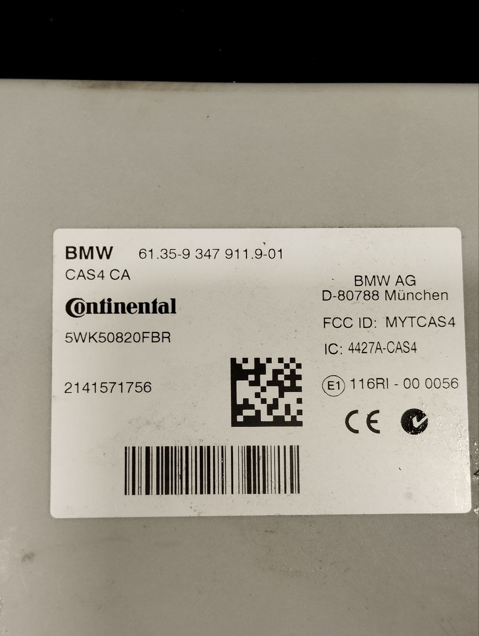 BMW 7 Series F01/F02 (2008-2015) Srovės valdymo blokas 9347911 23478095