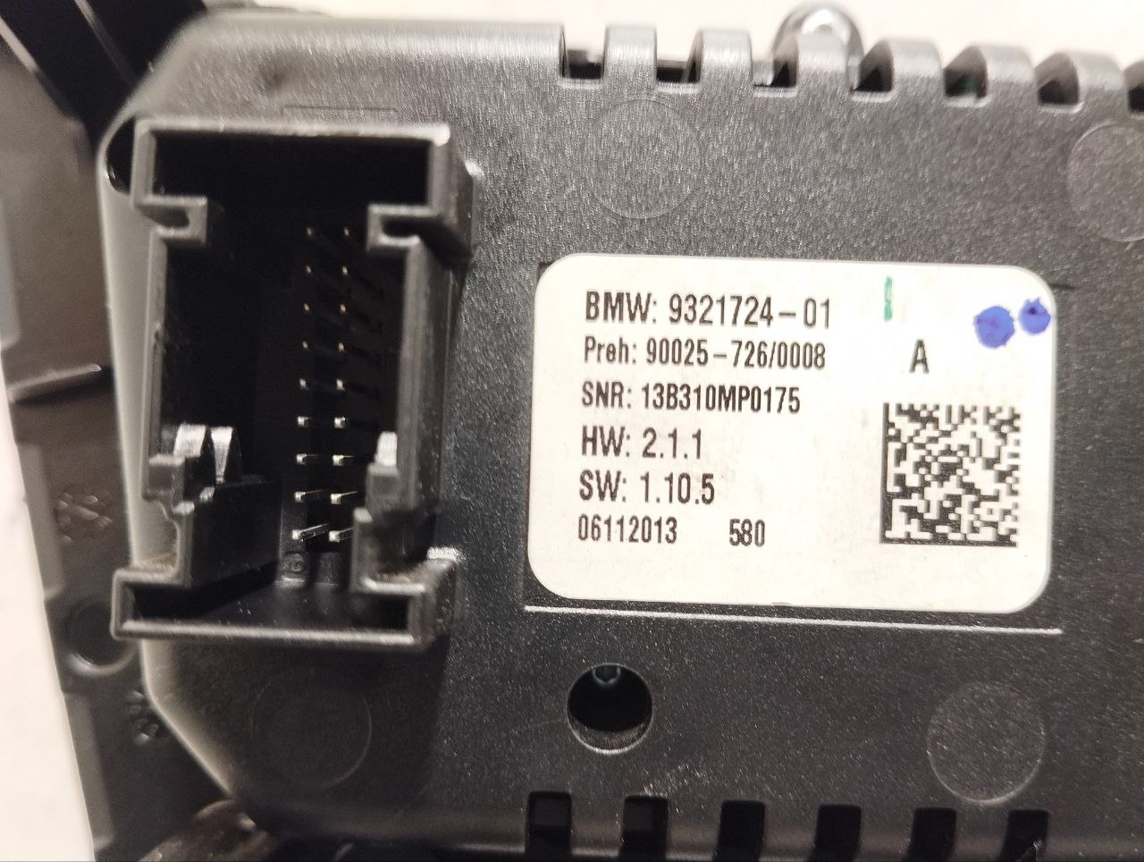 BMW X5 F15 (2013-2018) Exhaust gas temperature sensor 9321724 23486926