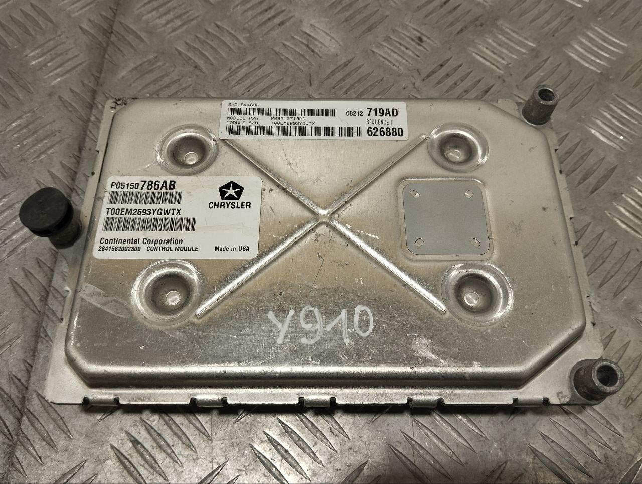 DODGE Challenger 3 generation (2008-2024) Engine Control Unit ECU 05150786AB, P05150786AB 23488267