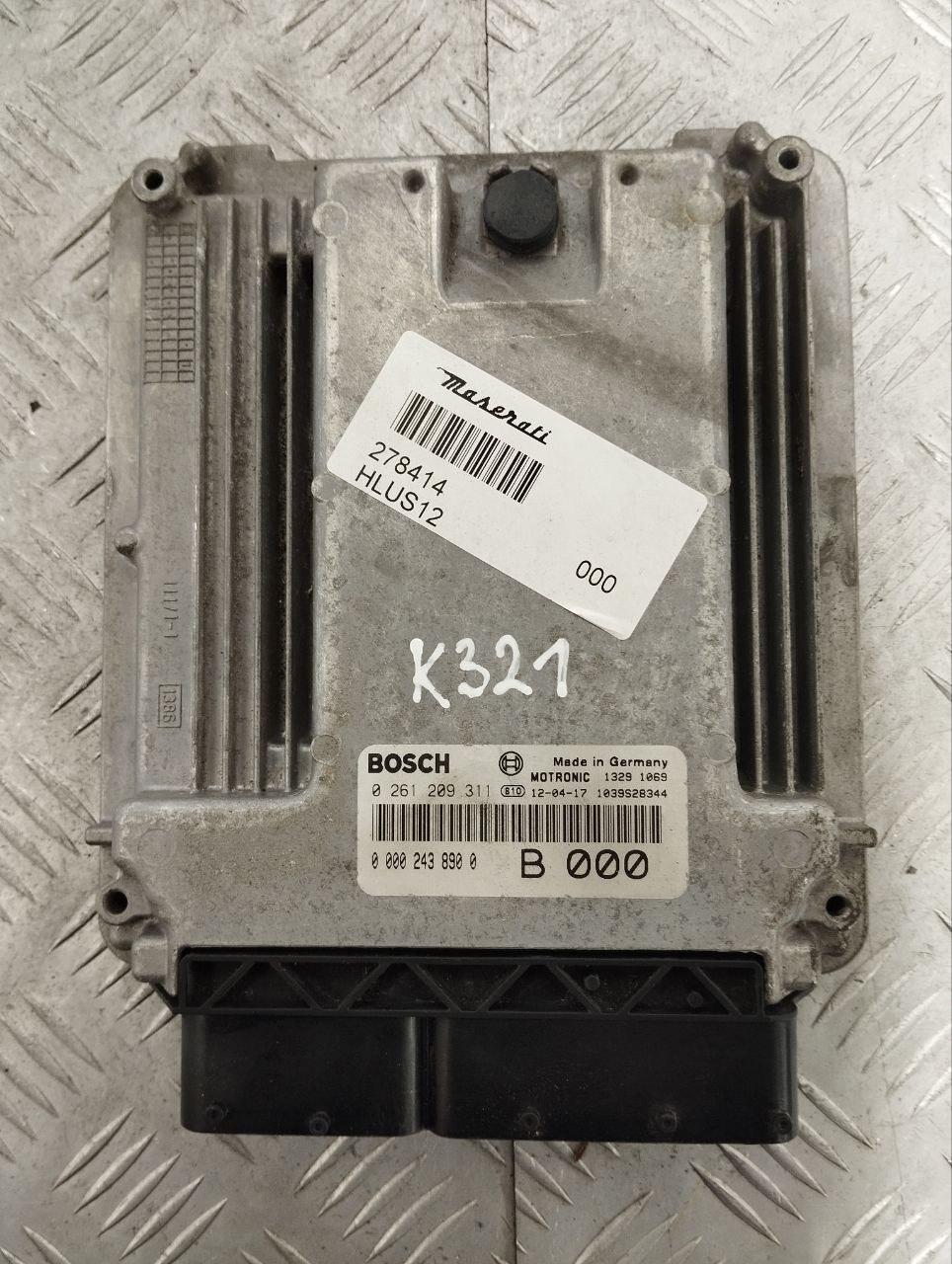 MASERATI GranTurismo 1 generation (2007-2020) Engine Control Unit ECU 0261209311, 27841400002438900, B000 23494087