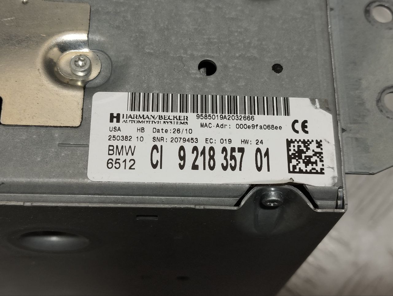 BMW X5 E70 (2006-2013) Navigacijos valdymo blokas 9218357 23782123