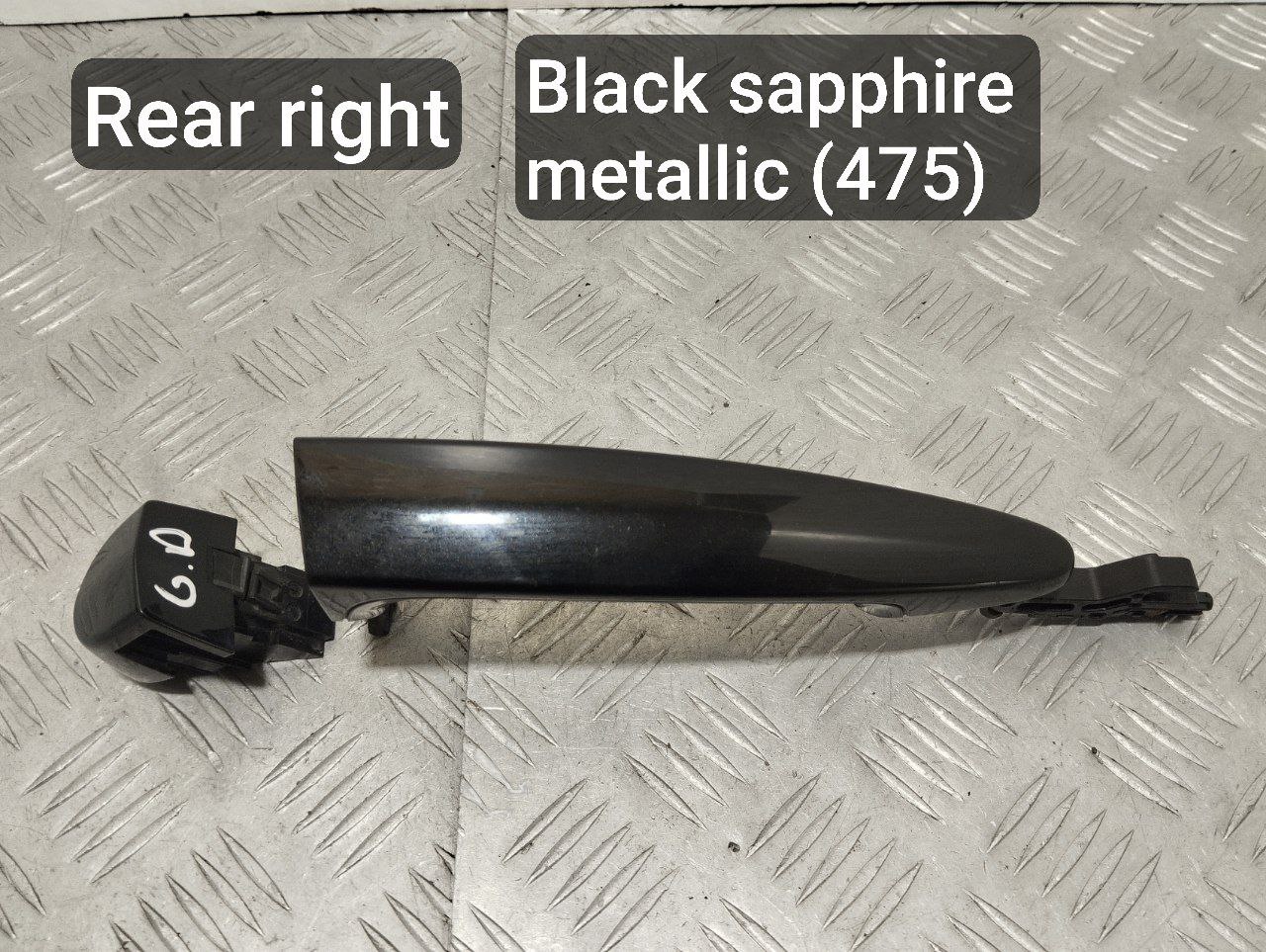 BMW X5 M E70 (2009-2013) Rear right door outer handle 7209314 24450665