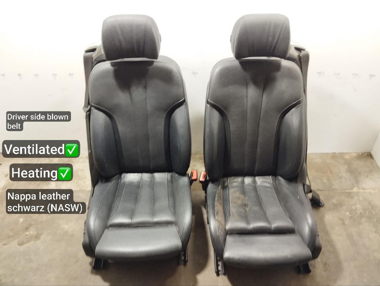 BMW 6 Series F06/F12/F13 (2010-2018) Seat set 24539448