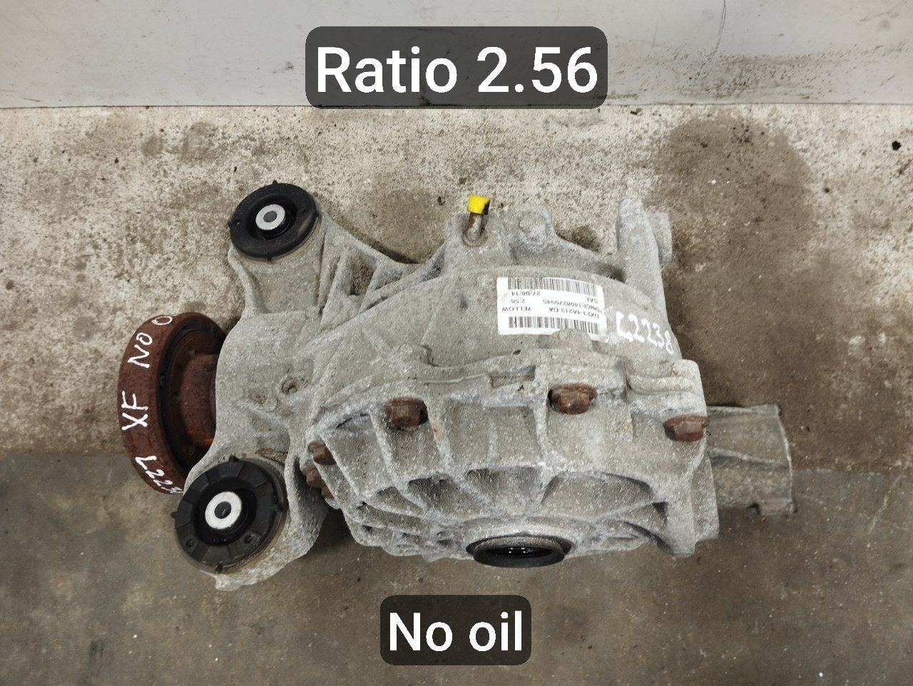 JAGUAR XF 1 generation  (2011-2016) Rear Differential DX234A213DA, DX234A213DA, 256 24545758